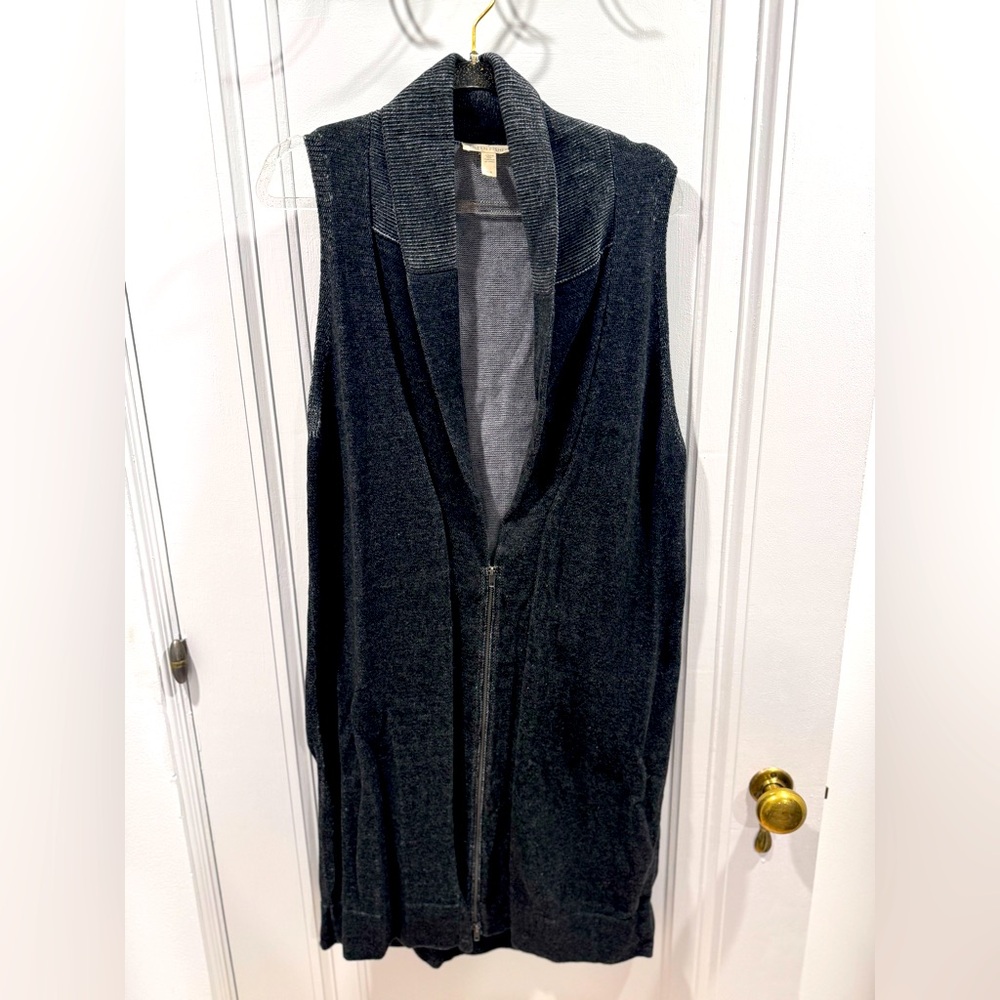 Eileen Fisher, Size S/P, long cardigan.